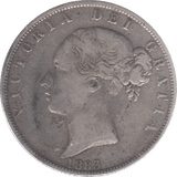 1883 HALFCROWN ( VF ) 6 - Halfcrown - Cambridgeshire Coins