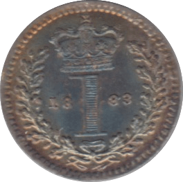 1883 MAUNDY ONE PENNY ( BU ) - Maundy Coins - Cambridgeshire Coins