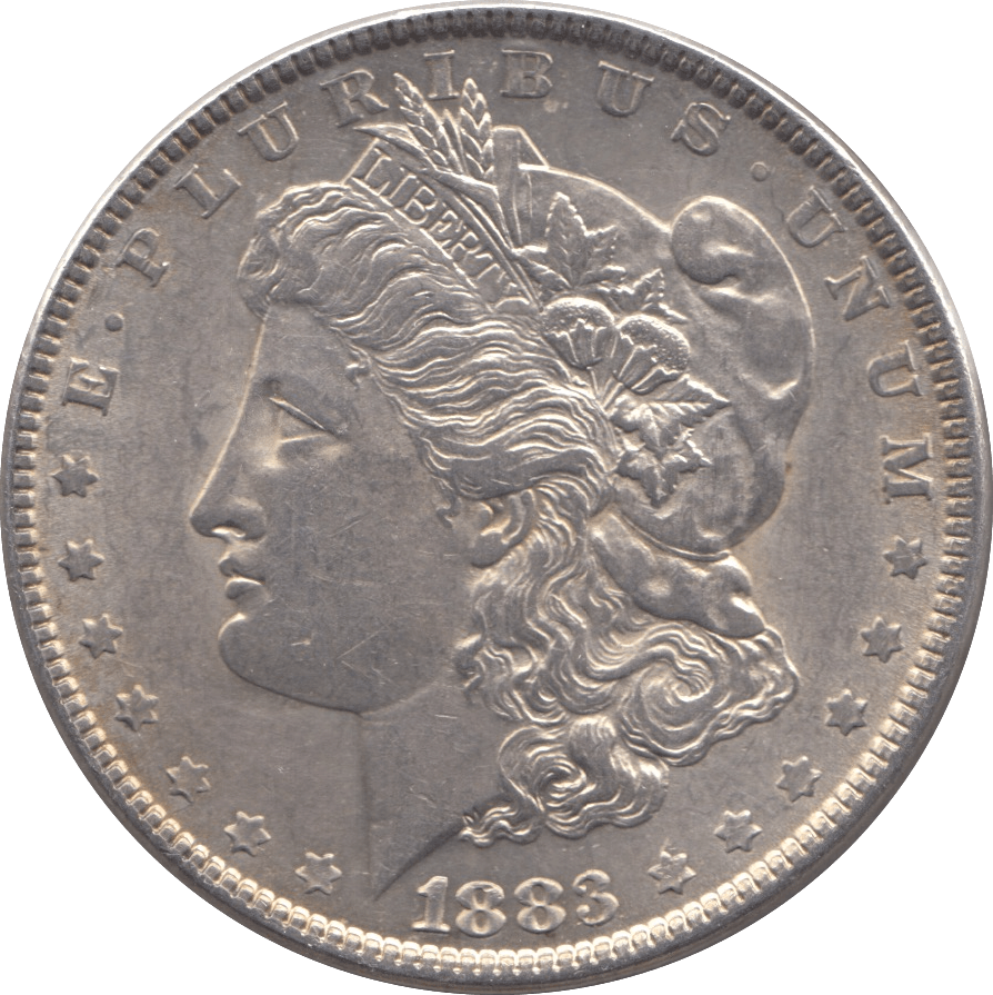 1883 MORGAN SILVER DOLLAR U.S.A REF 6 - SILVER WORLD COINS - Cambridgeshire Coins