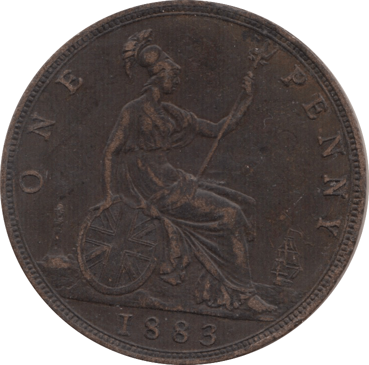 1883 PENNY ( VF ) 4 - Penny - Cambridgeshire Coins
