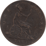 1883 PENNY ( VF ) 4 - Penny - Cambridgeshire Coins