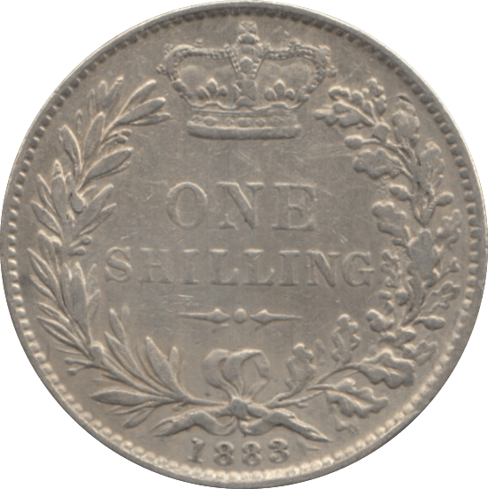 1883 SHILLING ( EF ) 2 - Shilling - Cambridgeshire Coins
