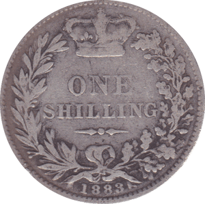 1883 SHILLING ( F ) A - Shilling - Cambridgeshire Coins