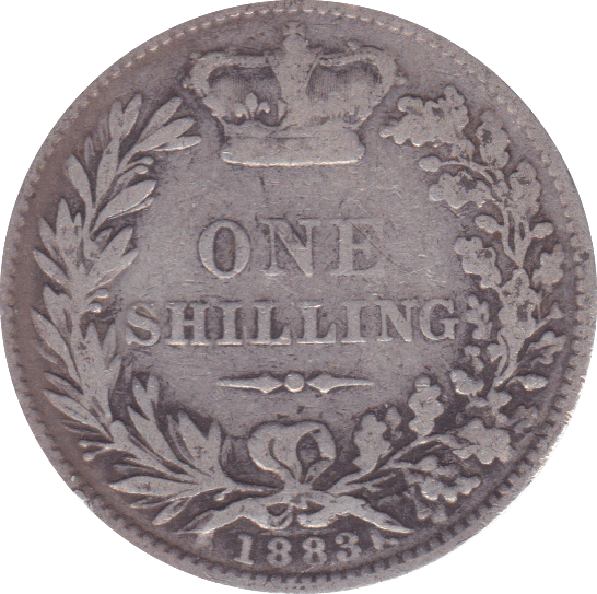 1883 SHILLING ( F ) A - Shilling - Cambridgeshire Coins