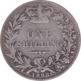 1883 SHILLING ( F ) A - Shilling - Cambridgeshire Coins