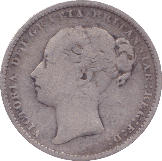 1883 SHILLING ( F ) A - Shilling - Cambridgeshire Coins