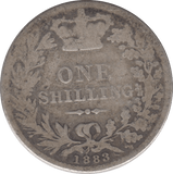 1883 SHILLING ( FAIR ) 3 - Shilling - Cambridgeshire Coins