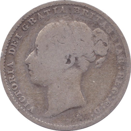 1883 SHILLING ( FAIR ) B - Shilling - Cambridgeshire Coins