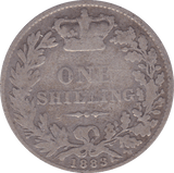 1883 SHILLING ( FAIR ) B - Shilling - Cambridgeshire Coins