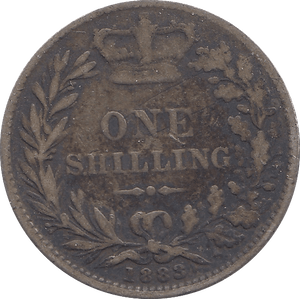 1883 SHILLING ( FAIR ) C - Shilling - Cambridgeshire Coins