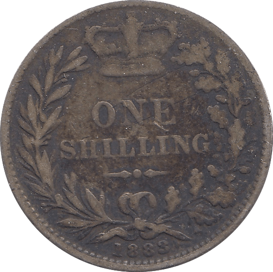 1883 SHILLING ( FAIR ) C - Shilling - Cambridgeshire Coins