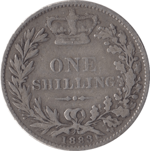 1883 SHILLING ( FINE ) - Shilling - Cambridgeshire Coins
