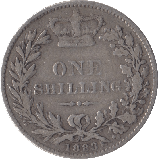 1883 SHILLING ( FINE ) - Shilling - Cambridgeshire Coins