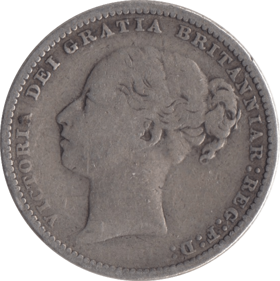 1883 SHILLING ( FINE ) - Shilling - Cambridgeshire Coins