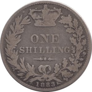 1883 SHILLING ( NF ) - Shilling - Cambridgeshire Coins
