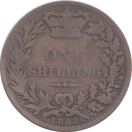 1883 SHILLING ( NF ) - Shilling - Cambridgeshire Coins