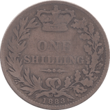 1883 SHILLING ( NF ) - Shilling - Cambridgeshire Coins