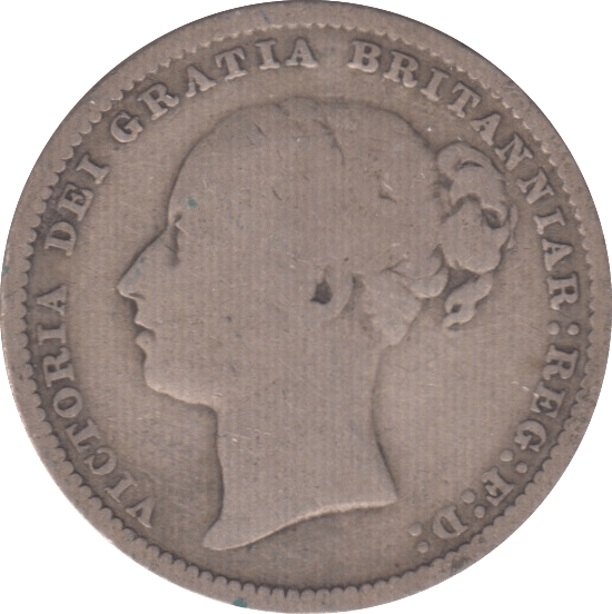 1883 SHILLING ( NF ) - Shilling - Cambridgeshire Coins