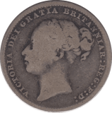 1883 SHILLING ( NF ) - Shilling - Cambridgeshire Coins