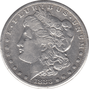 1883 SILVER MORGAN DOLLAR CARSON CITY RARE USA CC - SILVER WORLD COINS - Cambridgeshire Coins