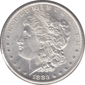 1883 SILVER MORGAN DOLLAR CARSON CITY RARE USA CC - WORLD COINS - Cambridgeshire Coins