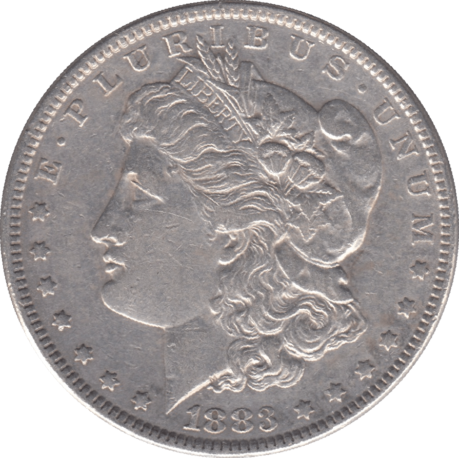 1883 SILVER MORGAN DOLLAR USA PHILADELPHIA - SILVER WORLD COINS - Cambridgeshire Coins