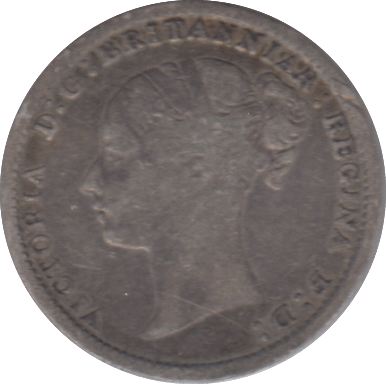 1883 SILVER THREEPENCE ( FINE ) - Threepence - Cambridgeshire Coins