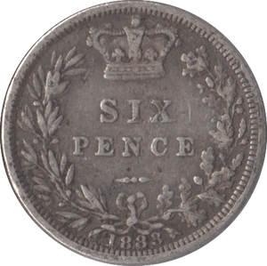 1883 SIXPENCE ( GF ) - Sixpence - Cambridgeshire Coins