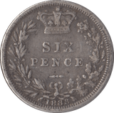 1883 SIXPENCE ( GF ) - Sixpence - Cambridgeshire Coins