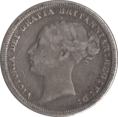 1883 SIXPENCE ( GF ) - Sixpence - Cambridgeshire Coins