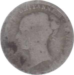 1883 THREEPENCE ( FAIR ) 4 - Threepence - Cambridgeshire Coins
