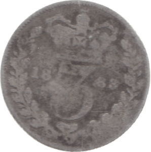 1883 THREEPENCE ( FAIR ) 4 - Threepence - Cambridgeshire Coins