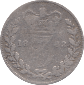 1883 THREEPENCE ( FAIR ) - Threepence - Cambridgeshire Coins