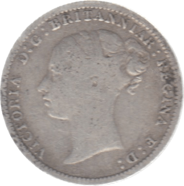 1883 THREEPENCE ( FINE ) 22 - Threepence - Cambridgeshire Coins