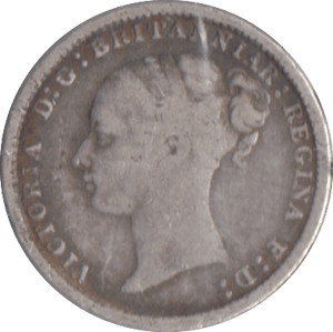 1883 THREEPENCE ( NF ) - Threepence - Cambridgeshire Coins