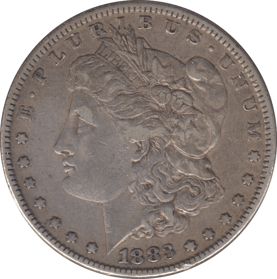 1883 USA MORGAN SILVER DOLLAR - SILVER WORLD COINS - Cambridgeshire Coins