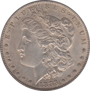 1883 USA SILVER MORGAN DOLLAR - SILVER WORLD COINS - Cambridgeshire Coins