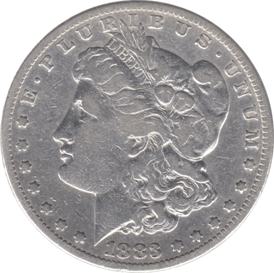 1883 USA SILVER MORGAN DOLLAR - WORLD COINS - Cambridgeshire Coins
