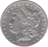 1883 USA SILVER MORGAN DOLLAR - WORLD COINS - Cambridgeshire Coins