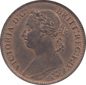 1884 FARTHING ( BU ) 4 - Farthing - Cambridgeshire Coins