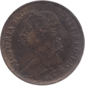 1884 FARTHING ( EF ) 18 - Farthing - Cambridgeshire Coins