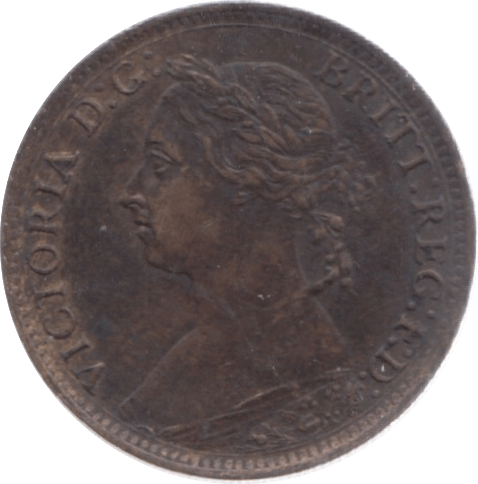 1884 FARTHING ( EF ) 18 - Farthing - Cambridgeshire Coins