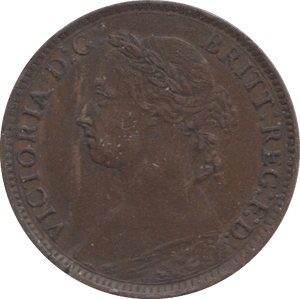 1884 FARTHING ( EF ) 1 - Farthing - Cambridgeshire Coins