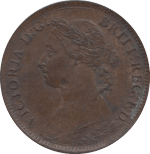 1884 FARTHING ( EF ) 1 - Farthing - Cambridgeshire Coins