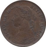 1884 FARTHING ( EF ) 1 - Farthing - Cambridgeshire Coins