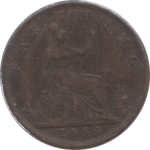 1884 FARTHING ( GF ) - Farthing - Cambridgeshire Coins