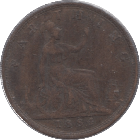 1884 FARTHING ( GF ) - Farthing - Cambridgeshire Coins