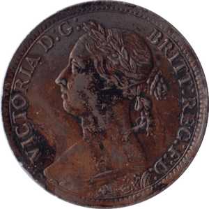 1884 FARTHING ( UNC ) - Farthing - Cambridgeshire Coins
