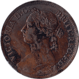 1884 FARTHING ( UNC ) - Farthing - Cambridgeshire Coins