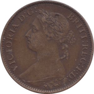 1884 FARTHING ( VF ) 3 - Farthing - Cambridgeshire Coins